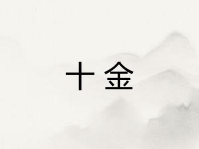 十金