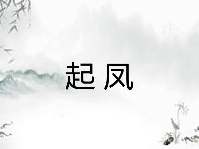 起凤 起凤