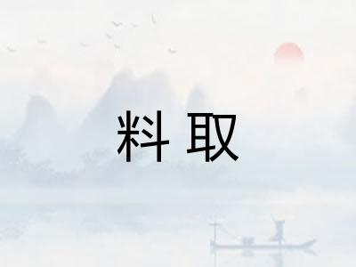 料取