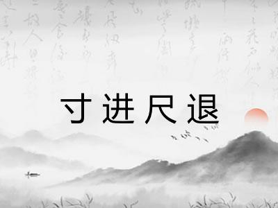 寸进尺退