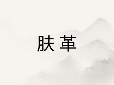 肤革