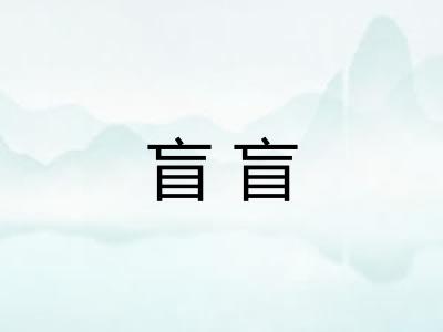 盲盲