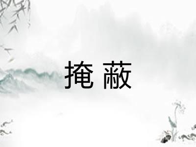 掩蔽 掩蔽