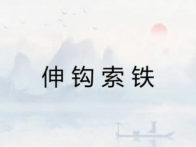 伸钩索铁