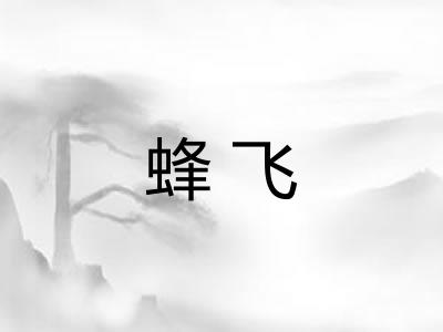 蜂飞 蜂飞