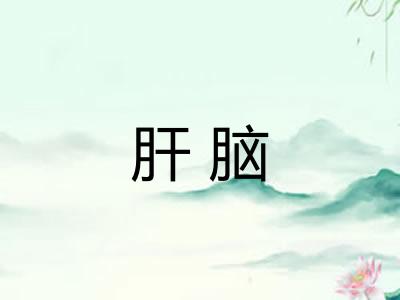 肝脑
