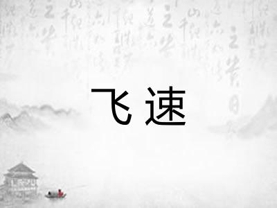 飞速