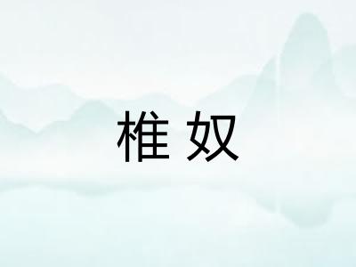 椎奴