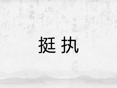 挺执