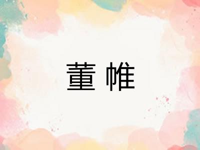 董帷