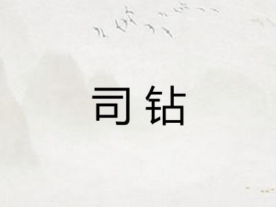 司钻