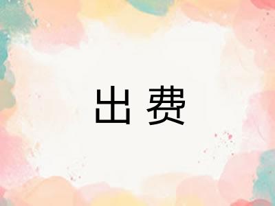 出费