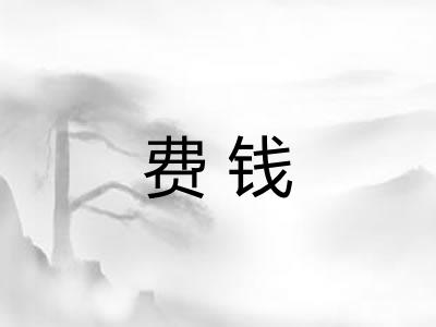 费钱