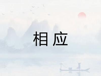 相应