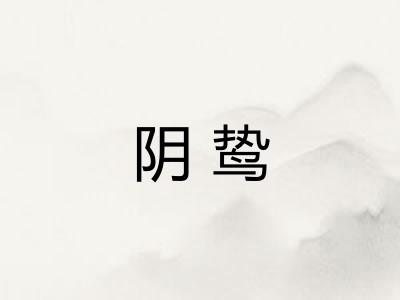 阴鸷 阴鸷