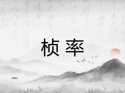 桢率