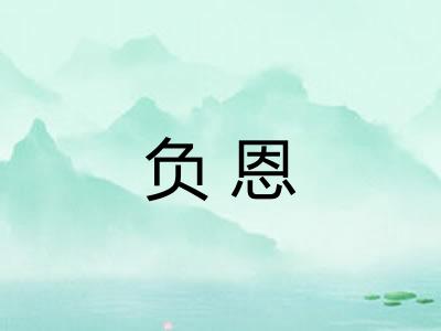 负恩
