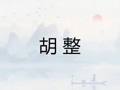 胡整