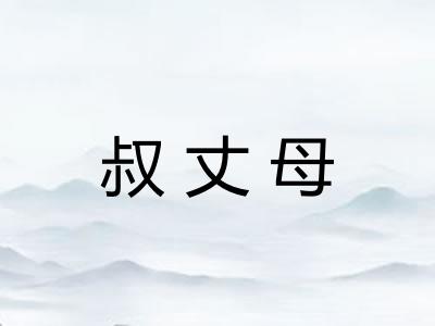 叔丈母