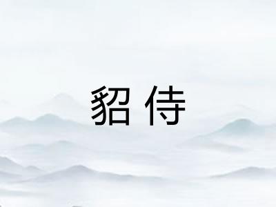 貂侍