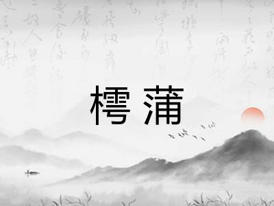 樗蒲 樗蒲