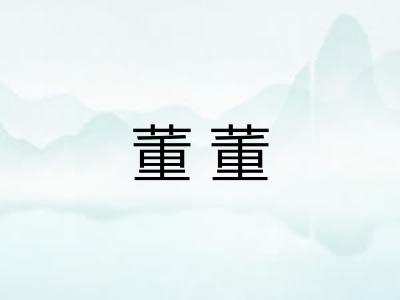 董董
