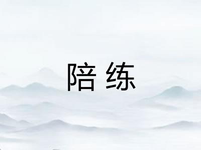 陪练