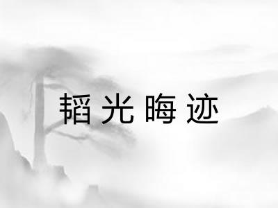 韬光晦迹