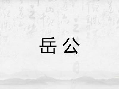 岳公