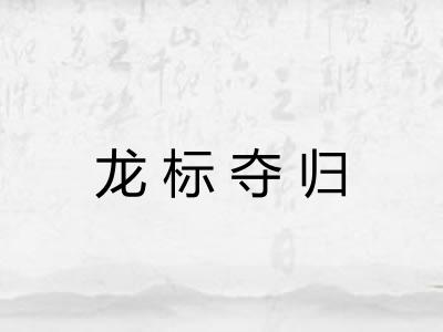 龙标夺归