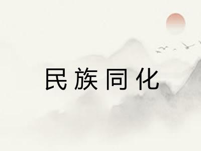 民族同化