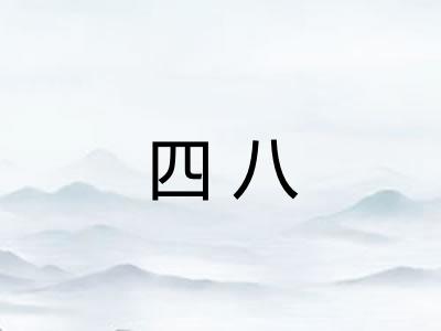 四八