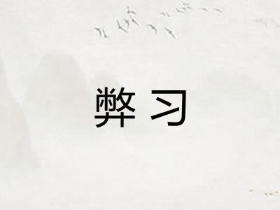 弊习