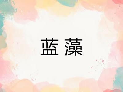 蓝藻 蓝藻