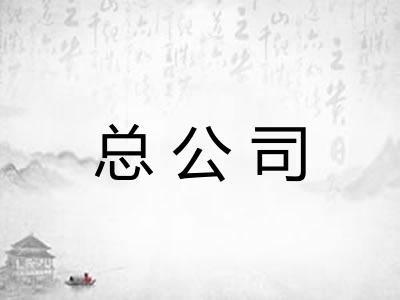 总公司 总公司