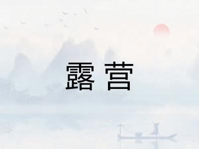 露营