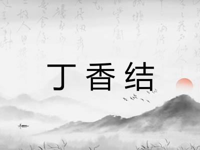 丁香结