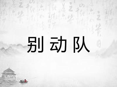 别动队