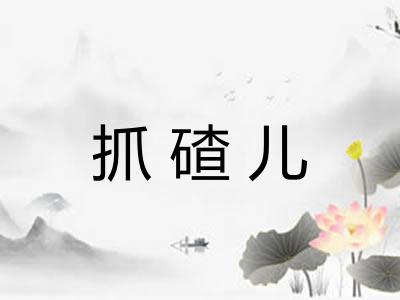 抓碴儿