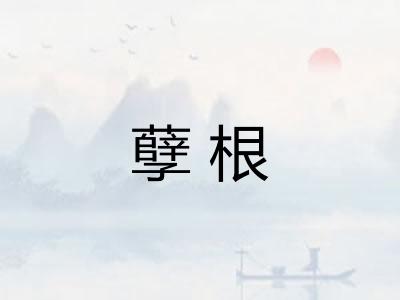 孽根 孽根