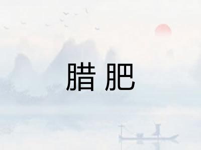 腊肥