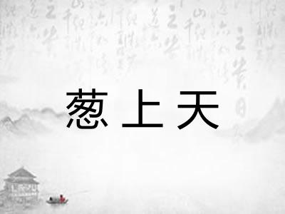 葱上天