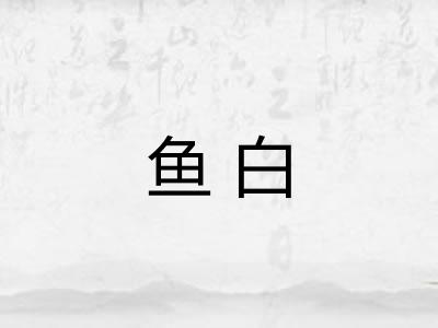 鱼白