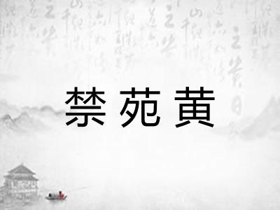 禁苑黄 禁苑黄