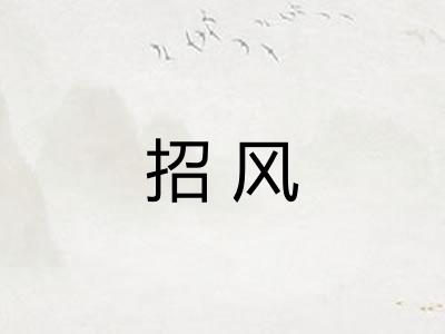 招风 招风